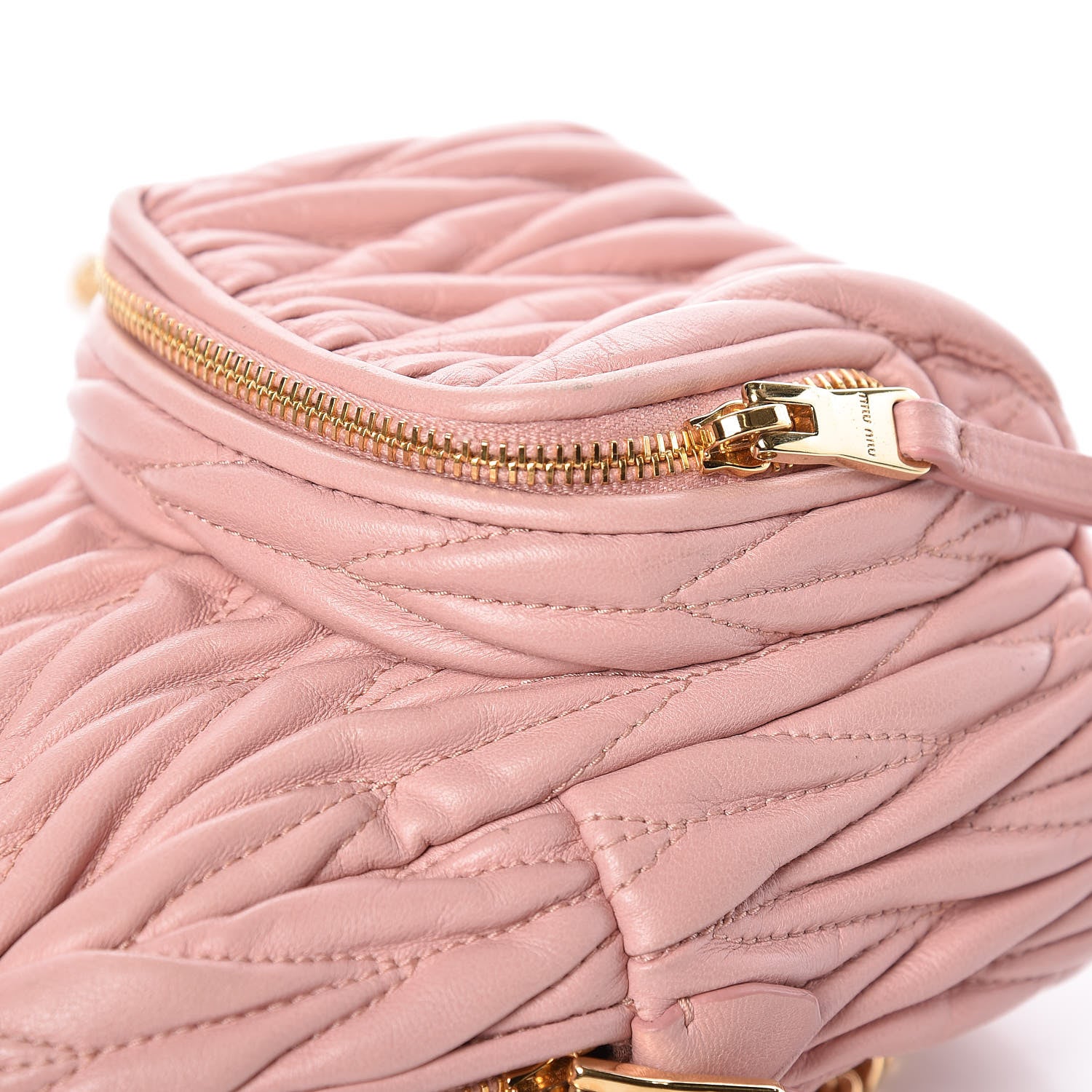 Miu Miu Nappa Matelasse Mini Backpack Orchidea 12 of 14