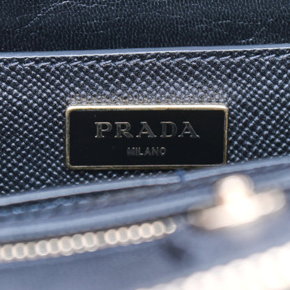 Prada Saffiano Lux Bowler Black 5 of 7
