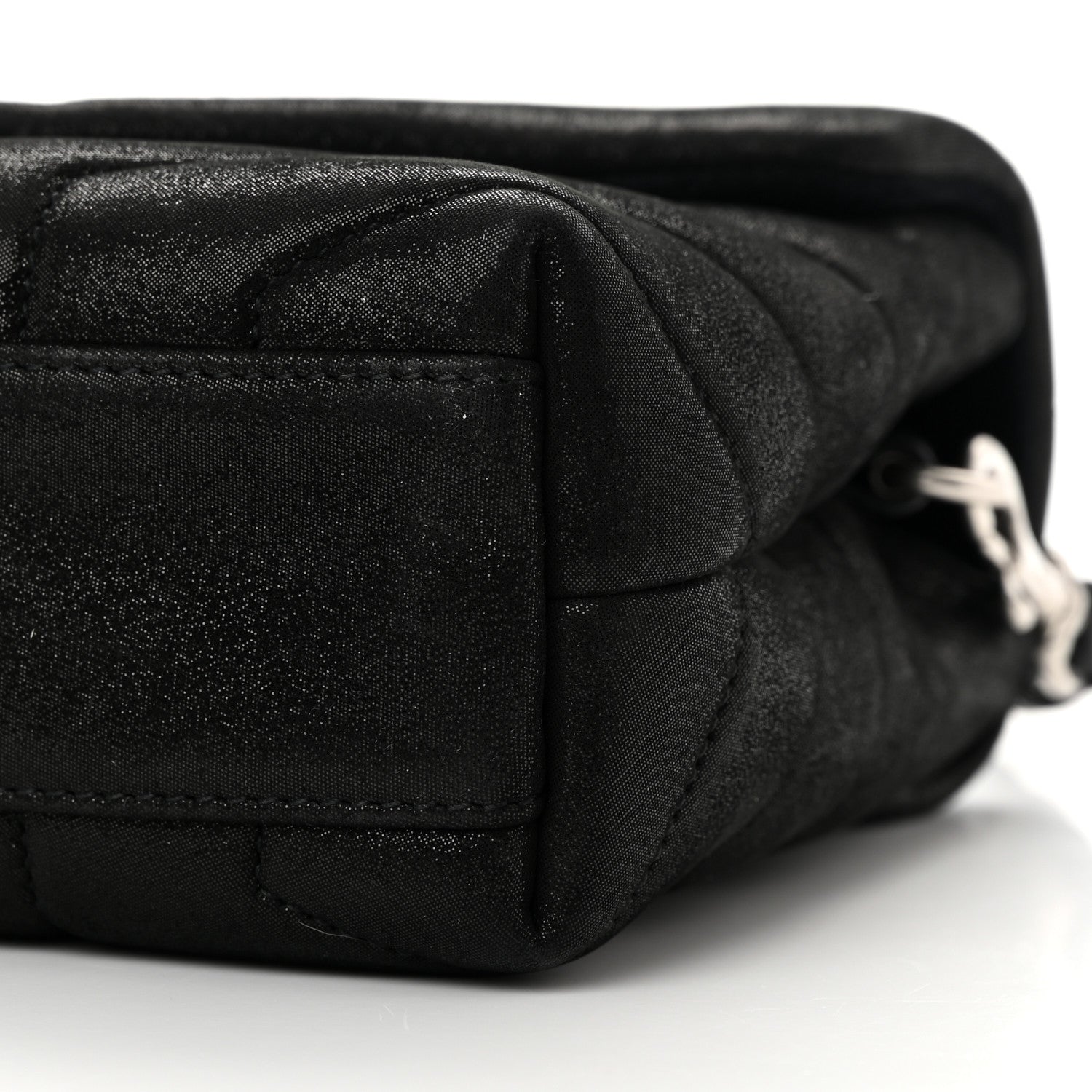 Saint Laurent Y Quilted Monogram Toy Loulou Chain Satchel Black 10 of 10
