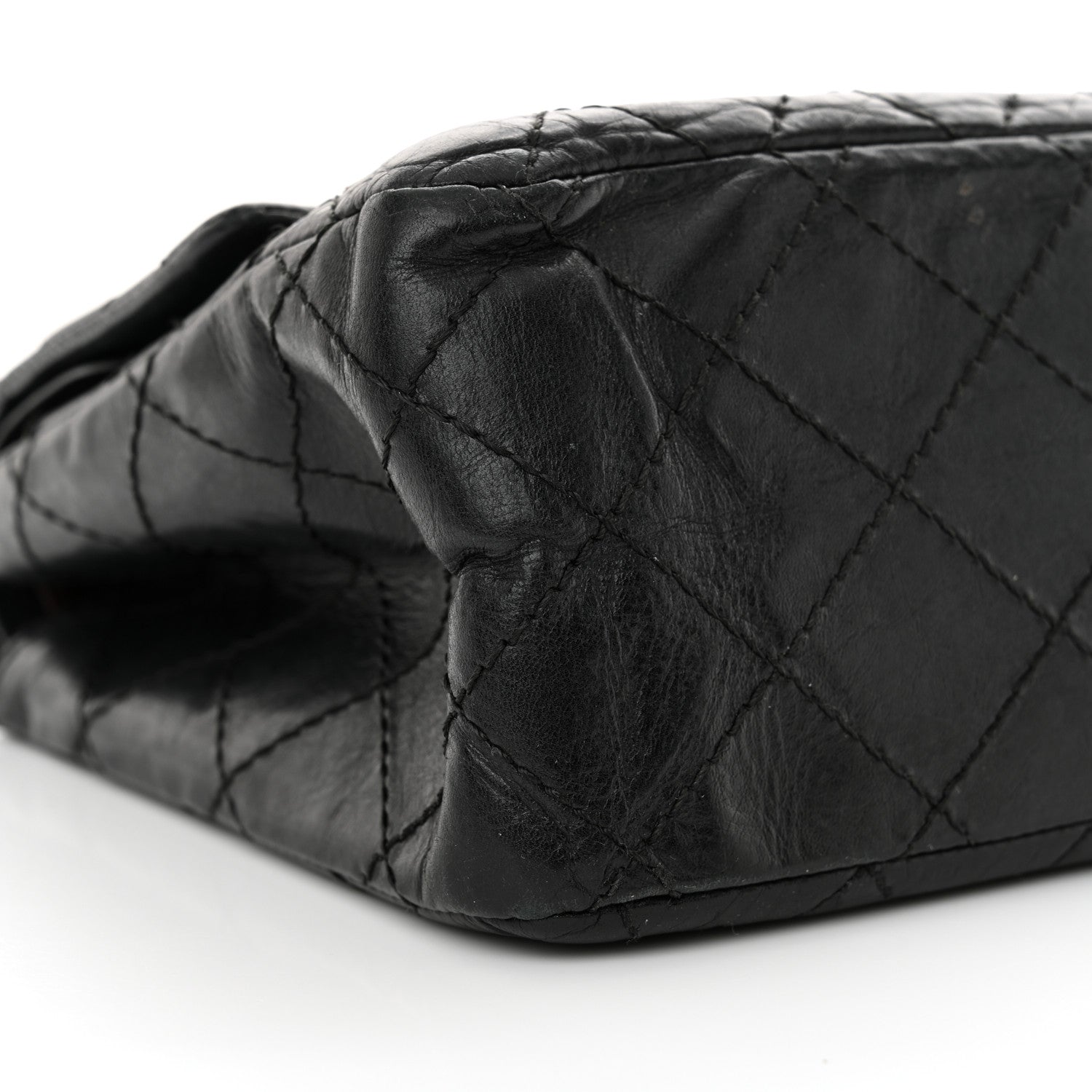 Chanel Aged Calfskin Quilted 2.55 Reissue 226 Flap Black 9 of 16