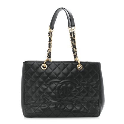 Chanel Caviar Quilted Grand Shopping Tote GST Black 1 of 10