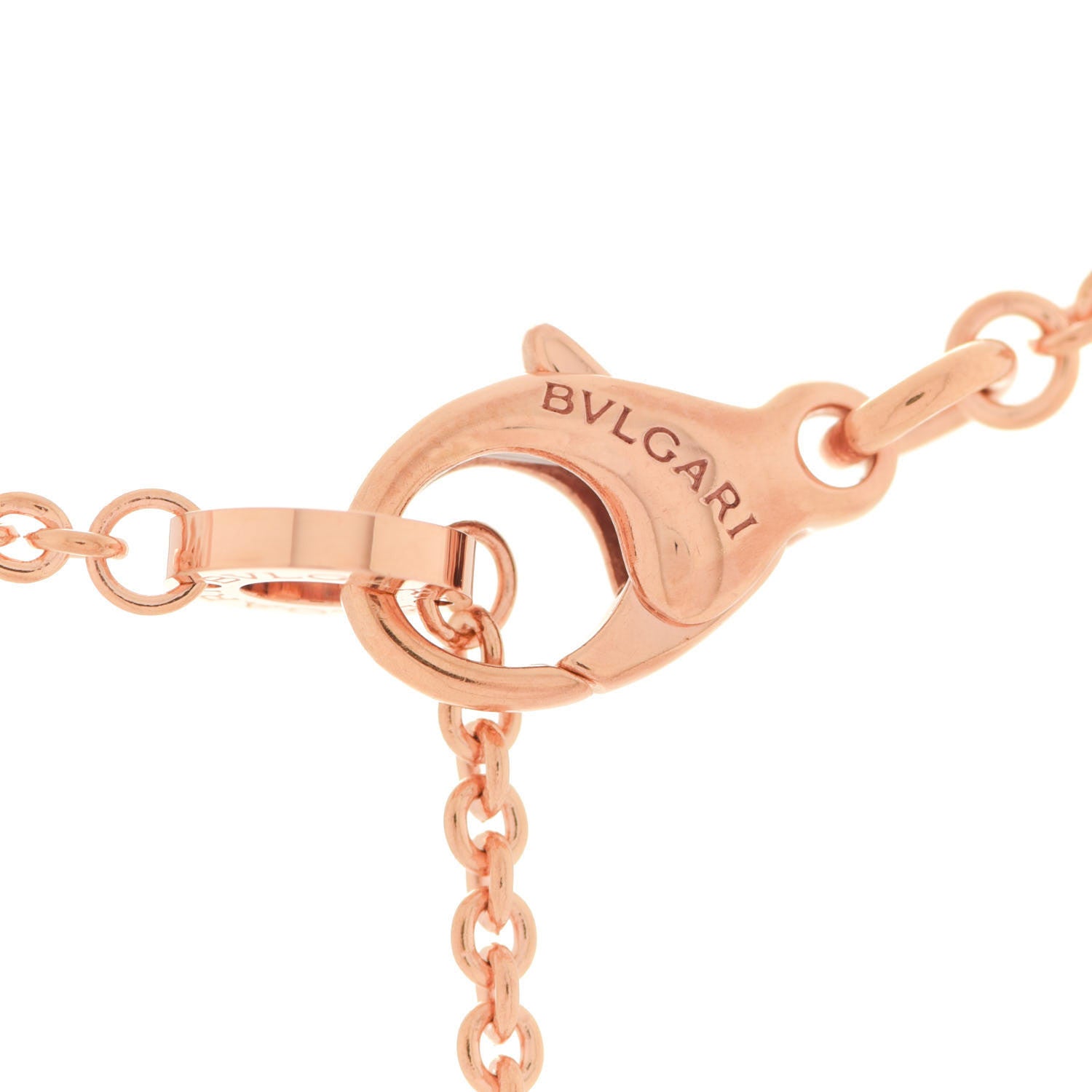Bulgari 18K Rose Gold B.Zero1 Open Legends Pendant Necklace 4 of 7