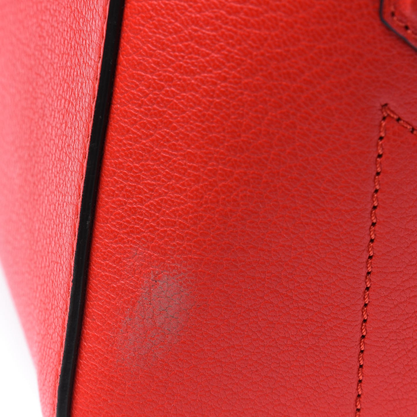 Sugar Goatskin Mini Antigona Pop Red