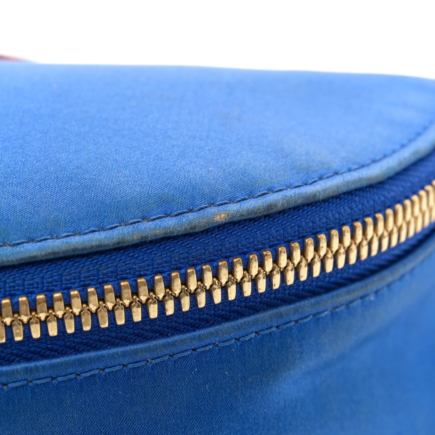 Satin Marie Jane Belt Bag Blue Multicolor