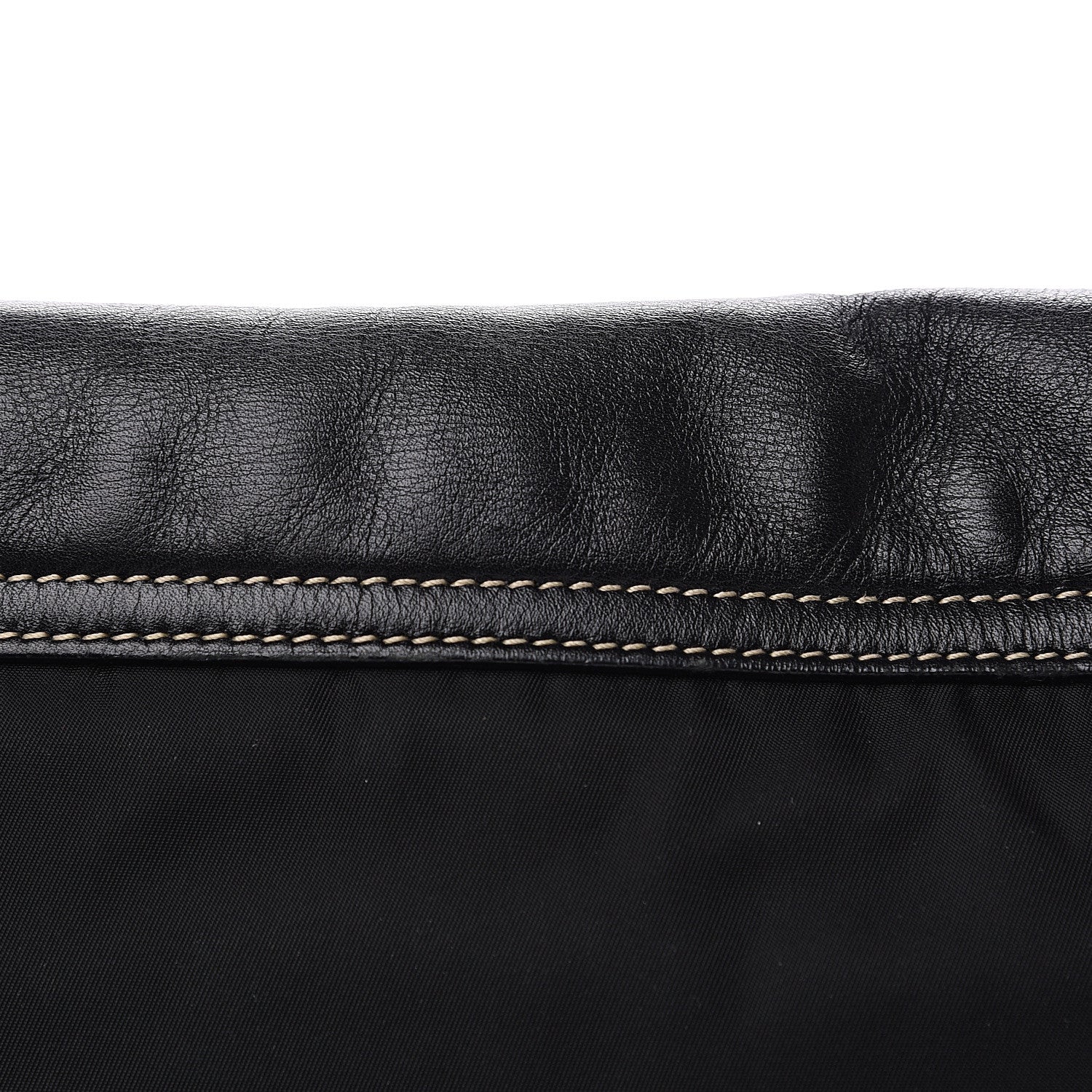 Prada Tessuto Nylon Nappa Shoulder Bag Black 10 of 13