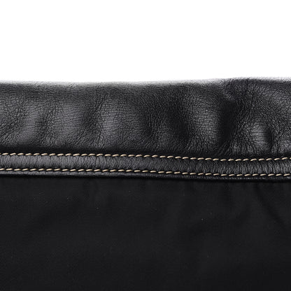 Prada Tessuto Nylon Nappa Shoulder Bag Black 10 of 13