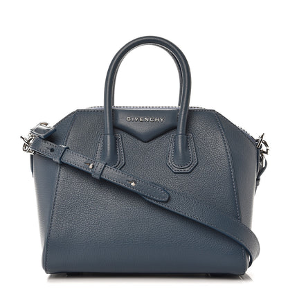 Givenchy Sugar Goatskin Mini Antigona Mineral Blue 1 of 9