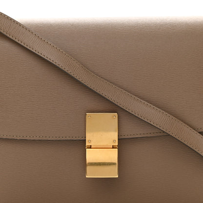 Celine Liege Calfskin Medium Classic Box Flap Bag Taupe 10 of 16