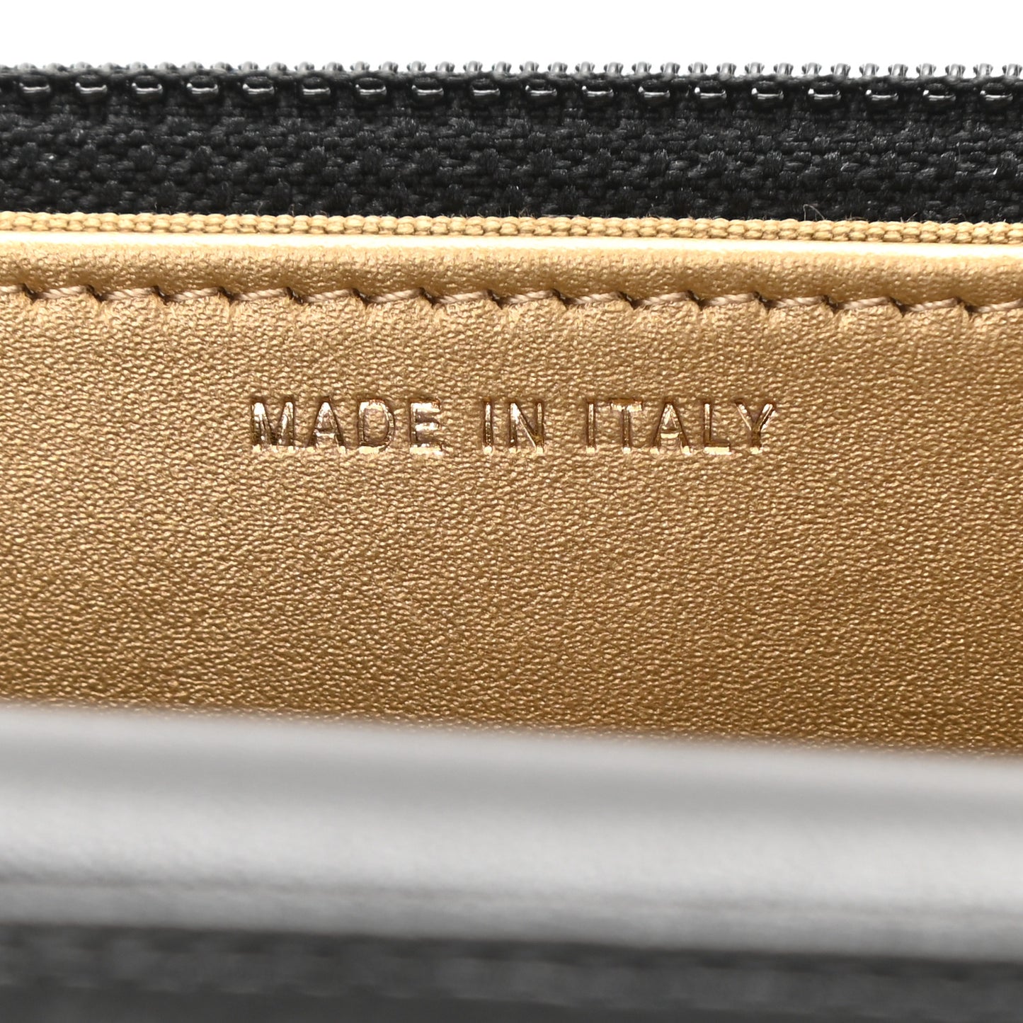 Lambskin Quilted CC Pearl Crush Wallet on Chain WOC Black