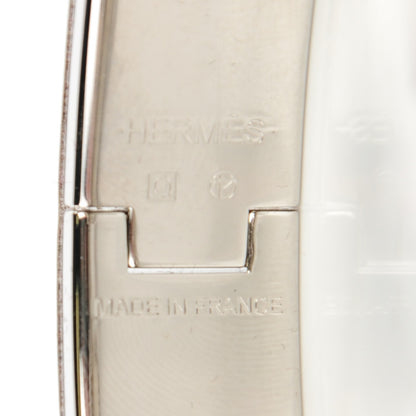 Hermes Enamel Narrow Clic Clac H Bracelet GM Lagon 4 of 5