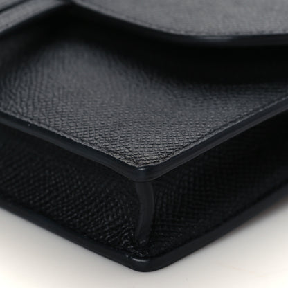 Christian Dior Grained Calfskin Saddle Belt Bag Black 9 of 10