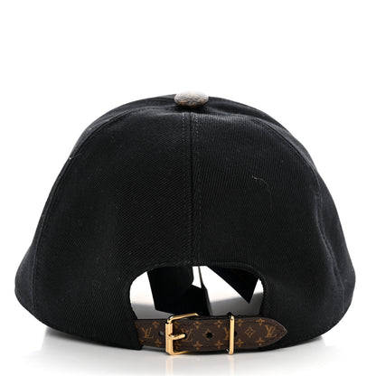 Louis Vuitton Monogram Cotton Jacquard Embroidered LV Day Cap M Black 5 of 11