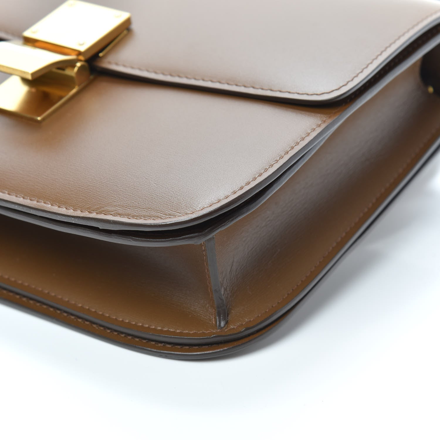 Celine Box Calfskin Medium Classic Box Flap Bag Camel 8 of 8