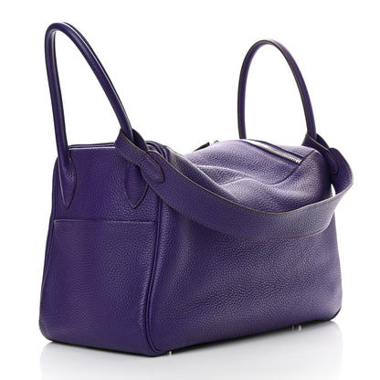 Hermes Taurillon Clemence Lindy 34 Iris 2 of 16