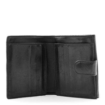 Chanel Caviar Timeless CC Compact French Wallet Black 5 of 13