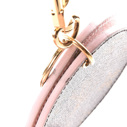 Louis Vuitton Monogram LV Mirror Bag Charm Key Holder Rose Ballerine 5 of 5