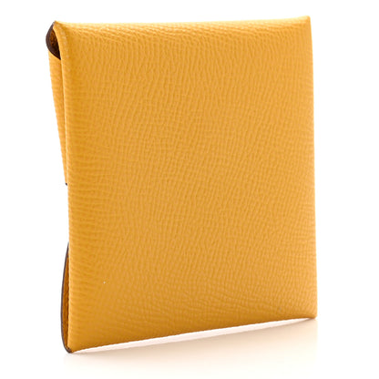 Hermes Epsom Bastia Coin Purse Jaune Ambre 3 of 6