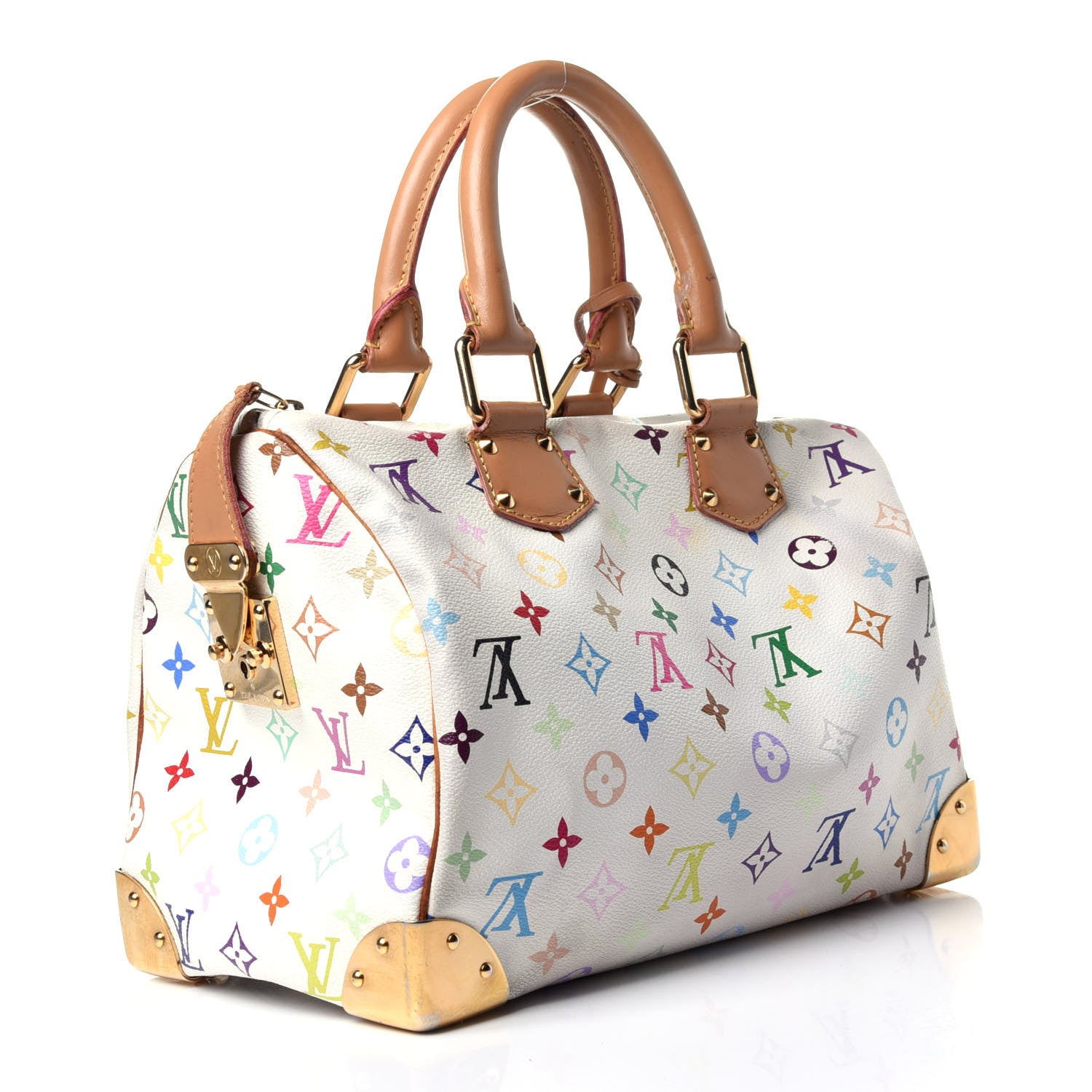 Louis Vuitton Monogram Multicolor Speedy 30 White 1 of 25