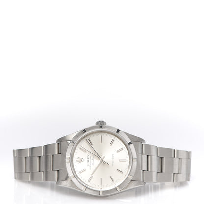 Rolex Stainless Steel 34mm Air-King Oyster Perpetual Precision Watch Silver 14010M 3 of 6