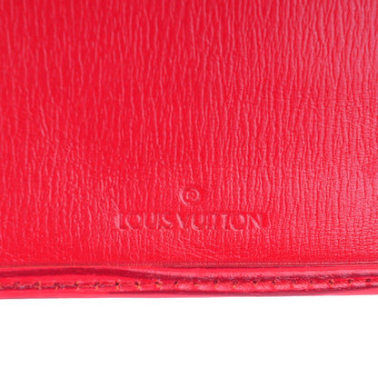 Louis Vuitton Epi Checkbook Organizer Wallet Castillan Red 6 of 7