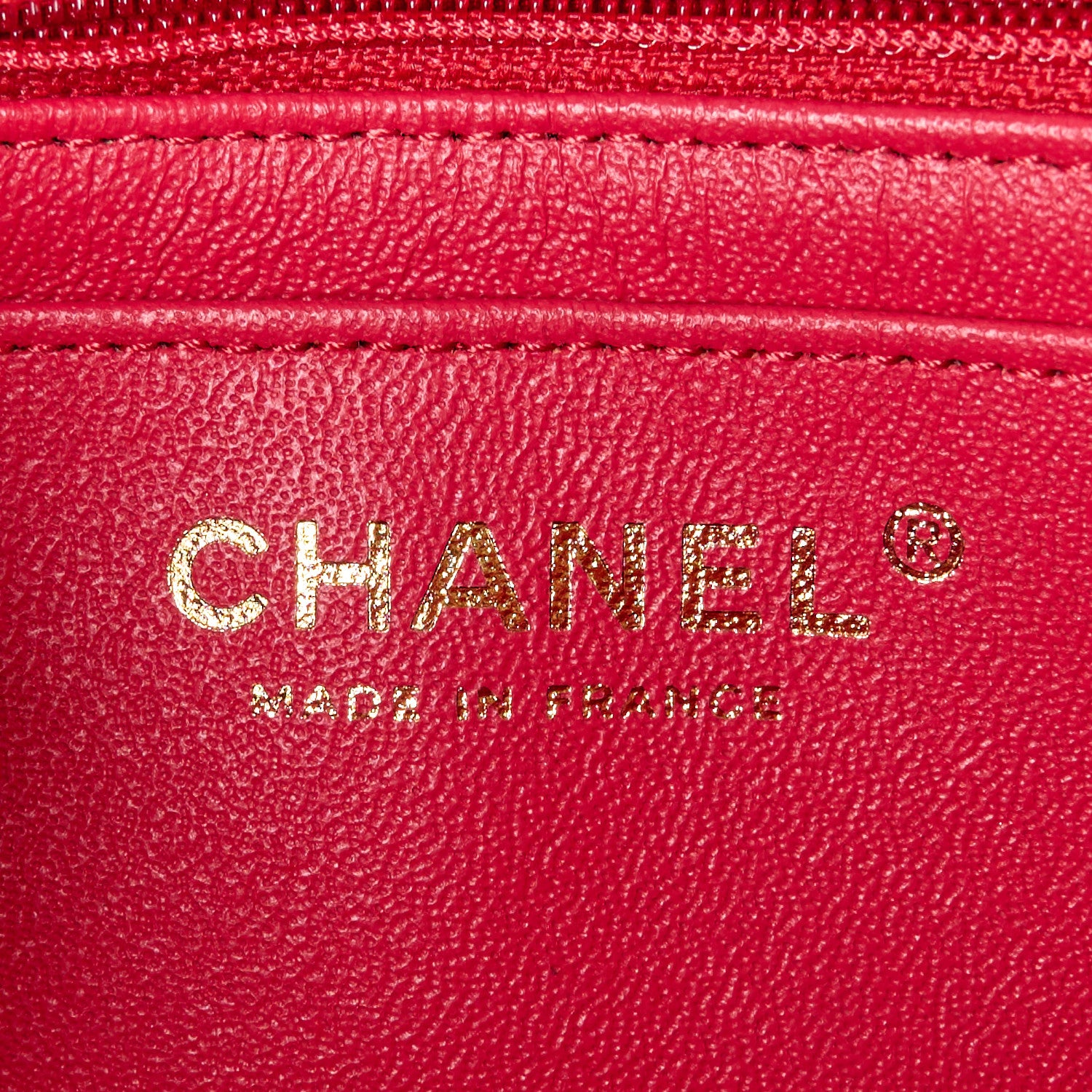 Chanel Lambskin Quilted Mini Rectangular Flap Dark Red 7 of 12