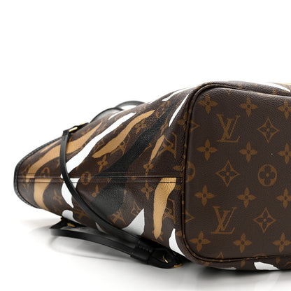 Louis Vuitton X LOL Monogram Neverfull MM Gold Silver 9 of 10