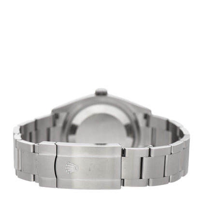 Rolex Stainless Steel 36mm Oyster Perpetual Watch Green 126000 3 of 5