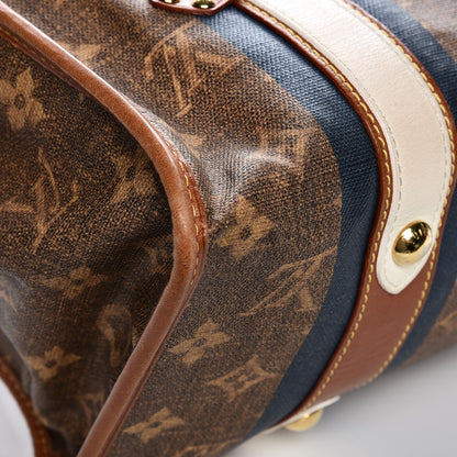 Louis Vuitton Monogram Rayures Tisse Sac GM Blue 16 of 19