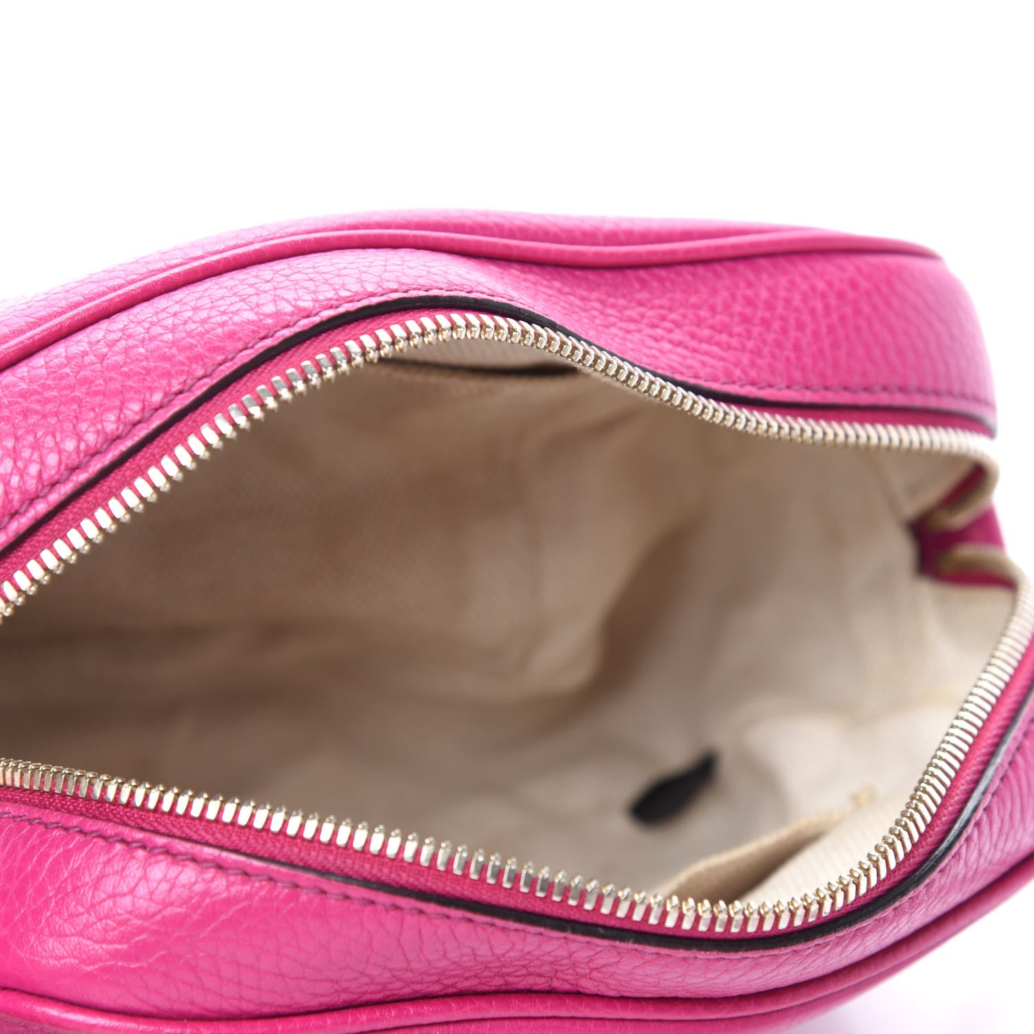 Gucci Cellarius Calfskin Small Soho Disco Bag Bright Bouganville 5 of 17