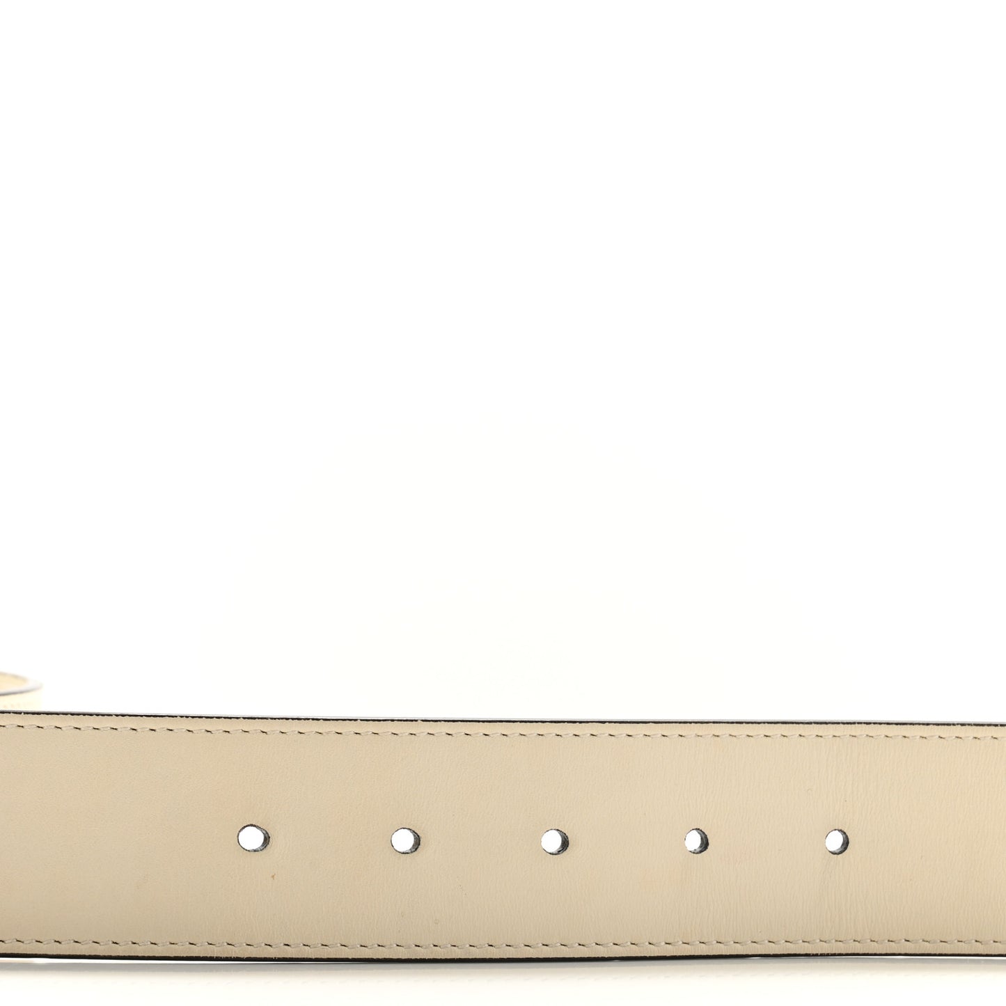 Calfskin Double G 40mm Belt 80 32 Mystic White