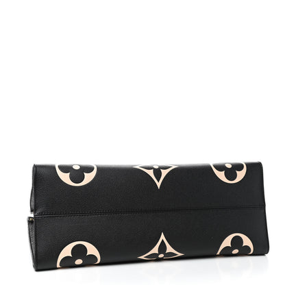 Louis Vuitton Empreinte Monogram Giant Crafty Onthego GM Black Creme 4 of 8