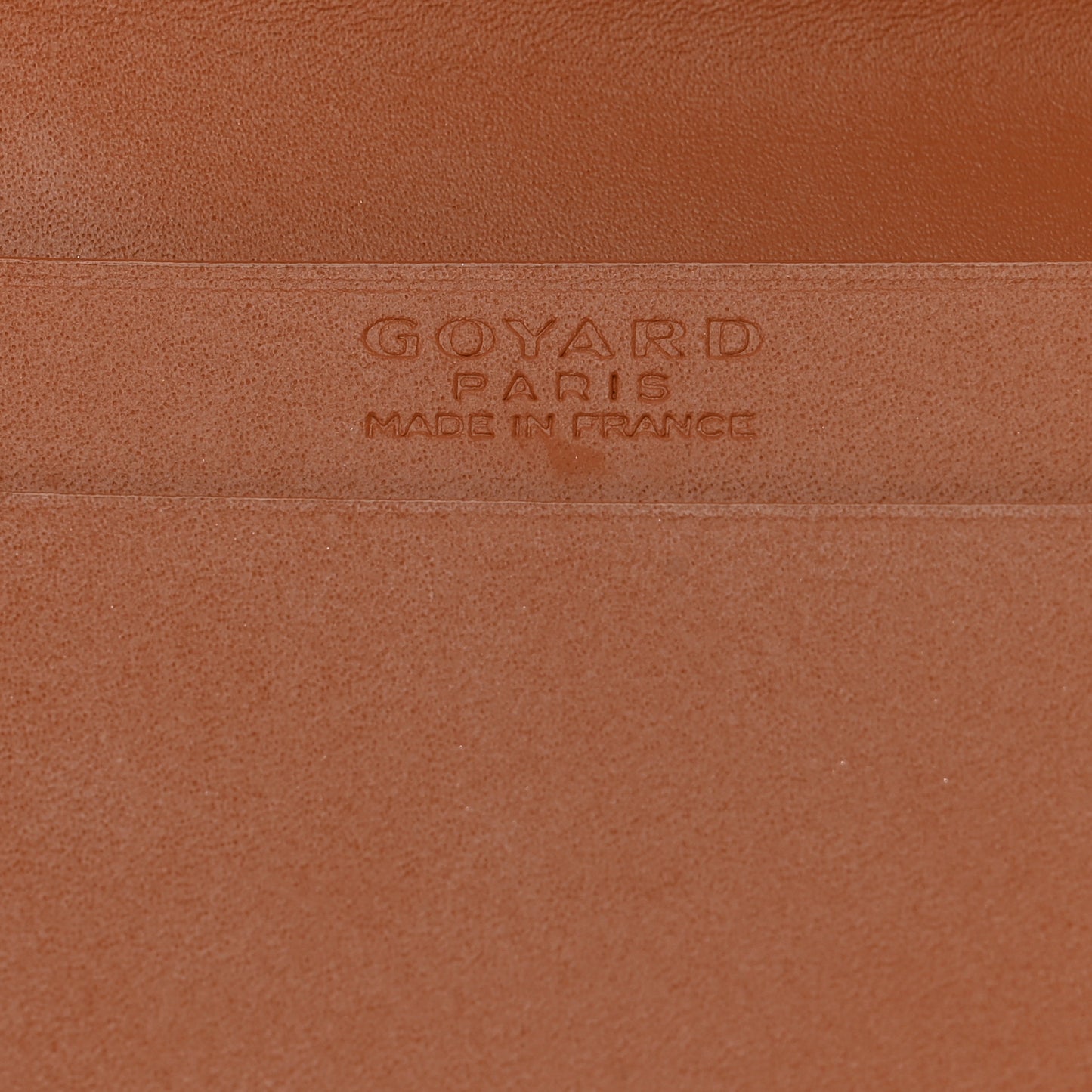 Goyardine Business Card Holder Black Gold