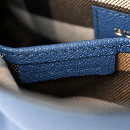 Burberry Soft Grain Calfskin Small Medley Crossbody Steel Blue 7 of 12