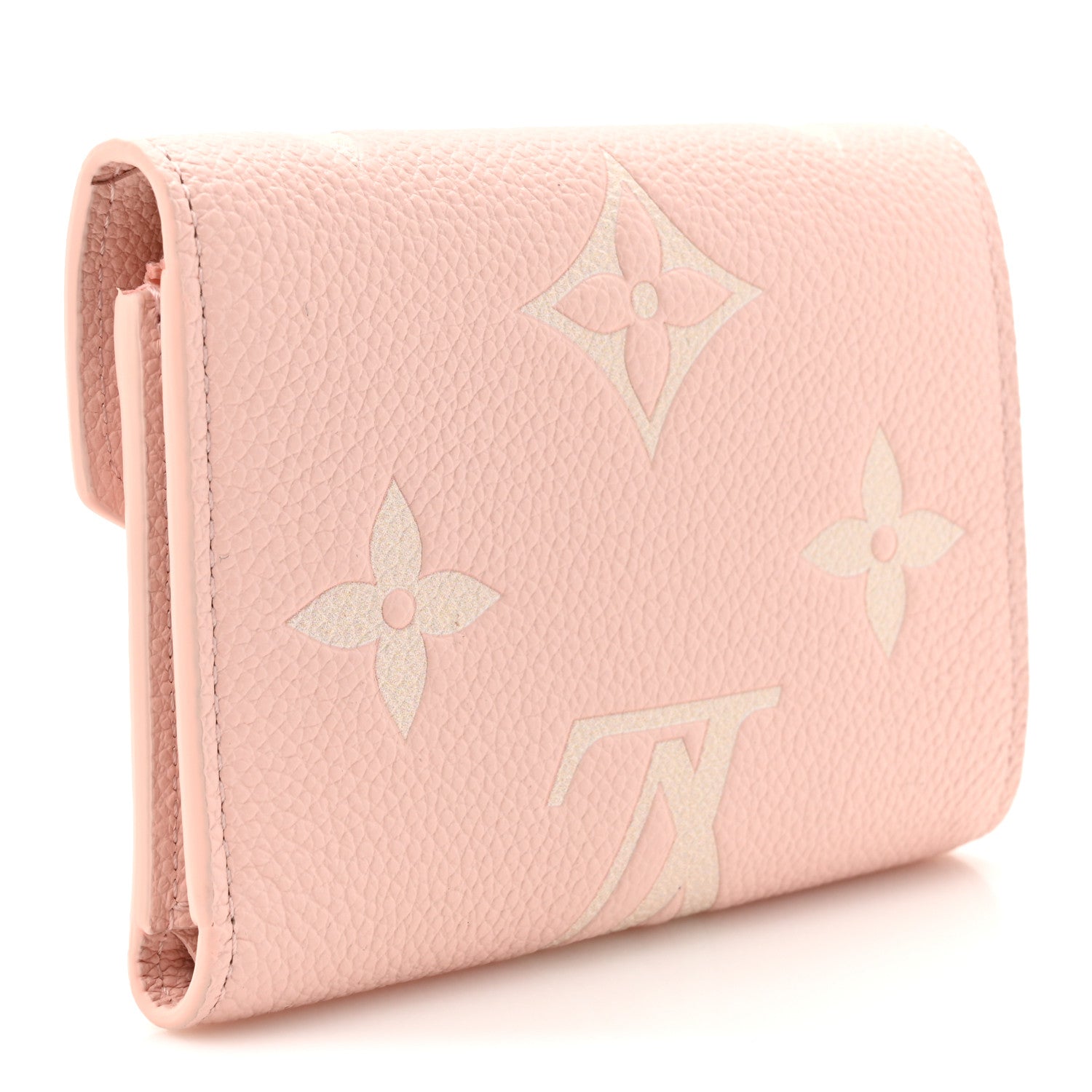 Louis Vuitton Empreinte Monogram Giant Victorine Wallet Rose Trianon Creme 3 of 8