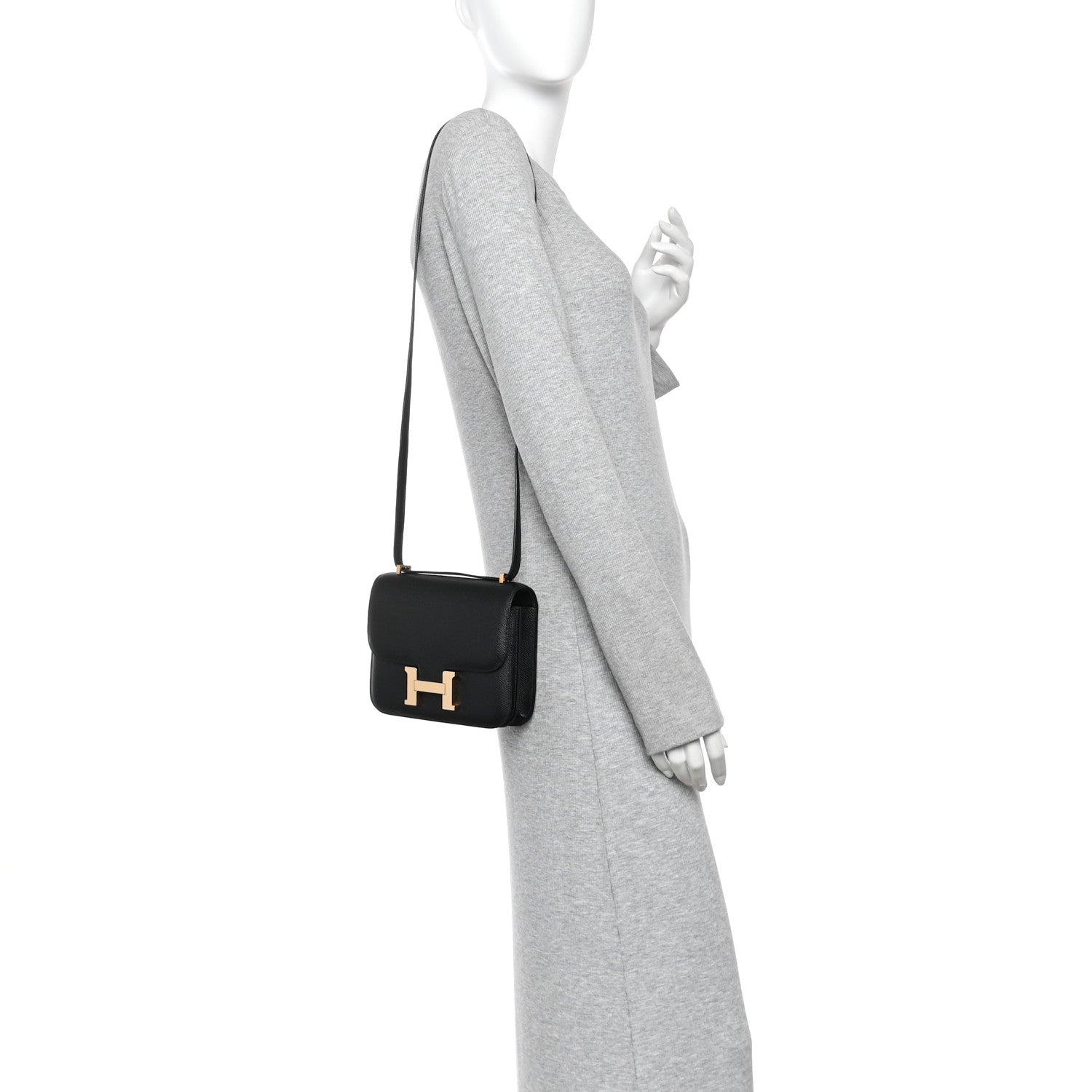 Hermes Epsom Constance 18 Black 2 of 10