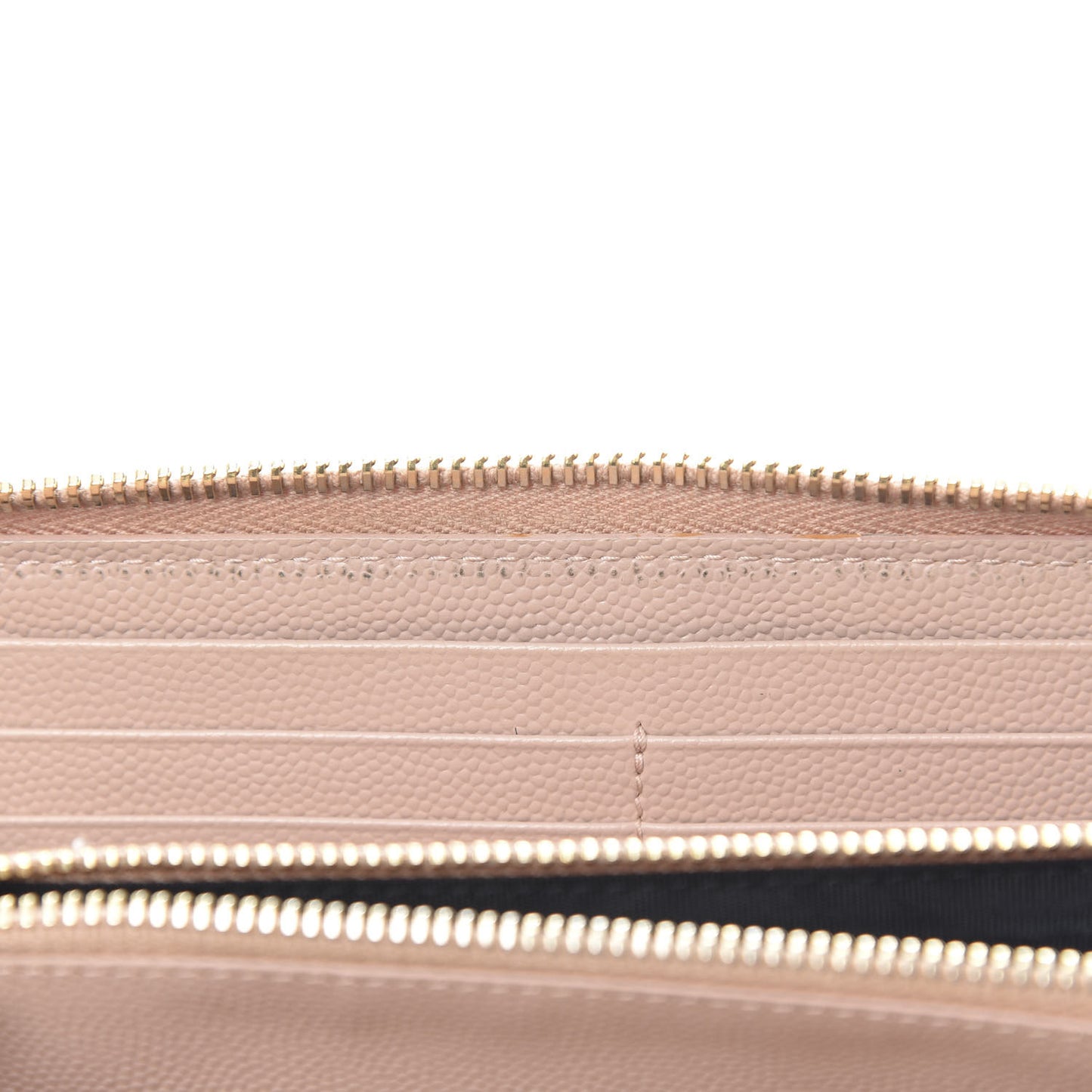 Grain De Poudre Matelasse Chevron Monogram Zip Around Wallet Rose Poudre