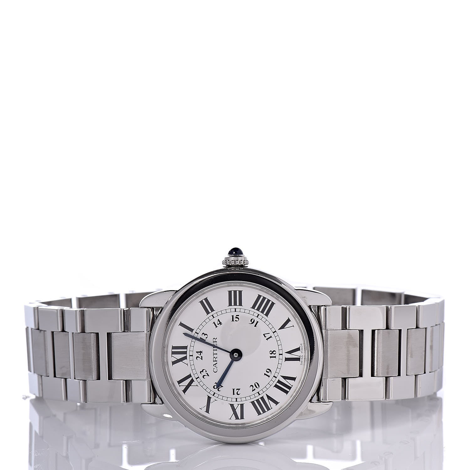 Cartier Stainless Steel 29mm Ronde Solo Quartz Watch 3 of 10