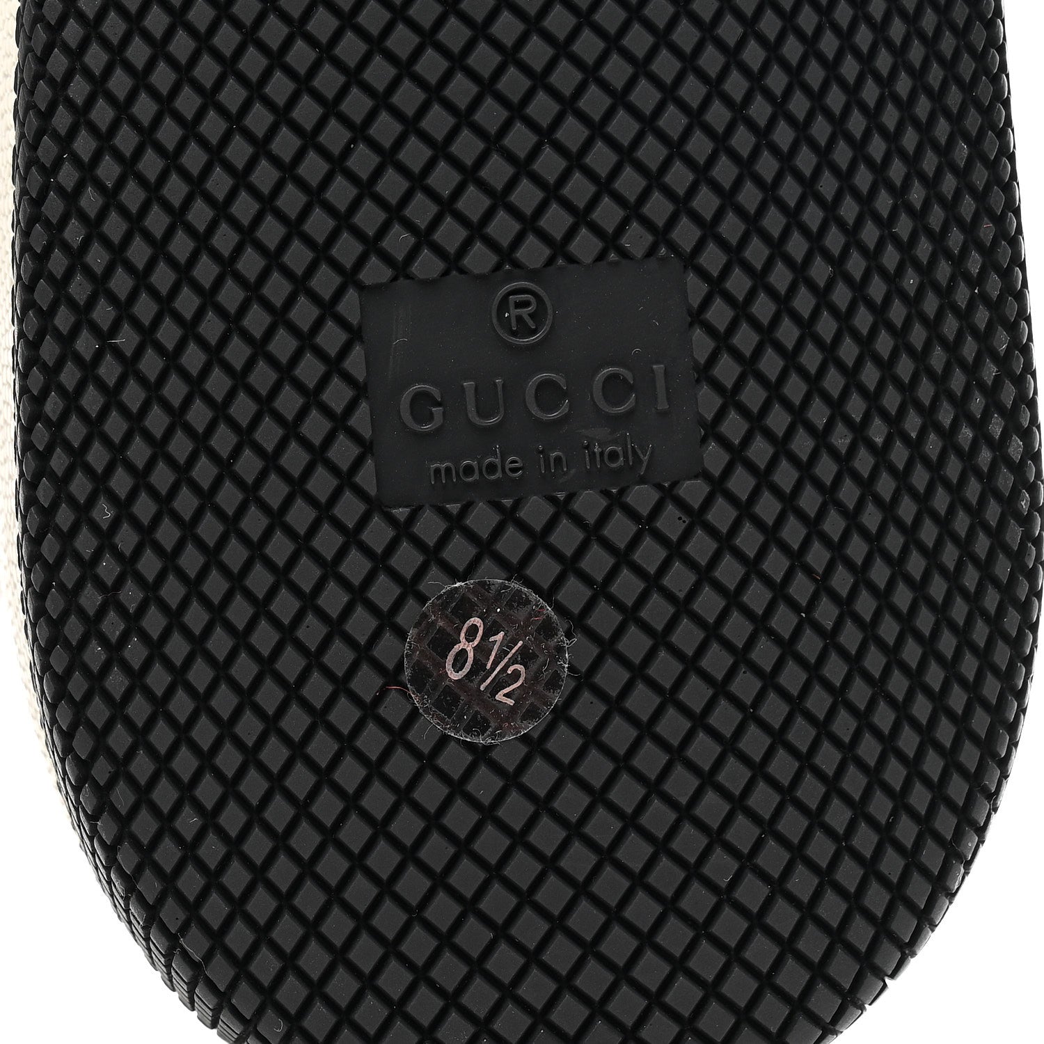 Gucci GG Supreme Monogram Miro Soft Calfskin Web Mens Screener Sneakers 8.5 Black Grey Sky 7 of 10