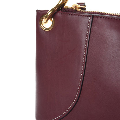 Celine Natural Calfskin Flat Bag Burgundy 9 of 10