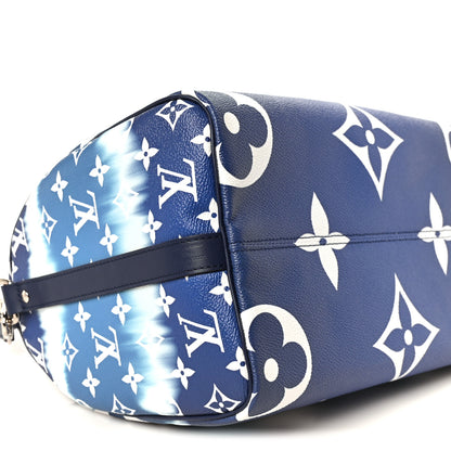 Louis Vuitton Monogram Escale Speedy Bandouliere 30 Blue 13 of 14