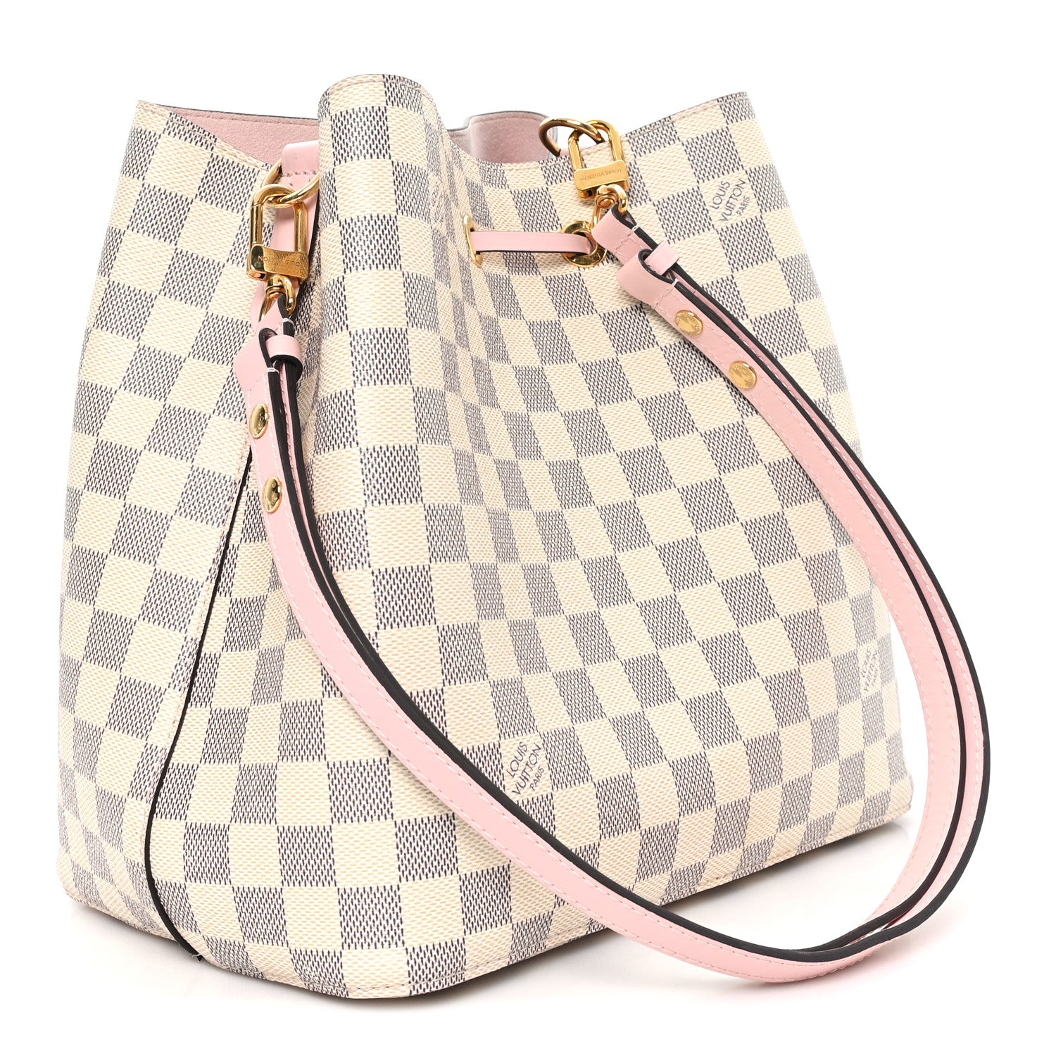 Louis Vuitton Damier Azur Neonoe MM Eau De Rose 3 of 10