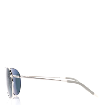 Oliver Peoples Benedict Aviator Sunglasses Silver 3 of 7