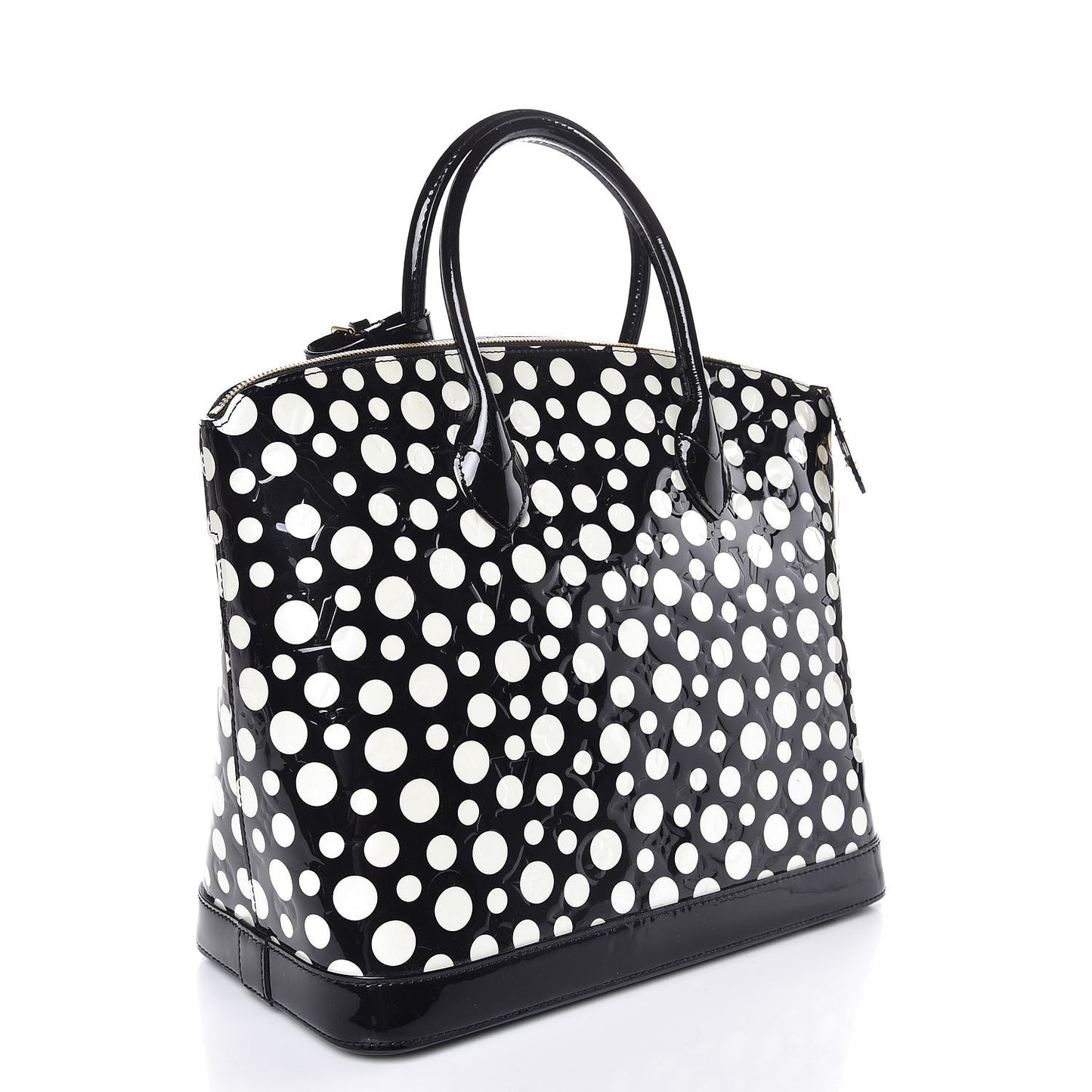 Vernis Kusama Infinity Dots Lockit MM Black