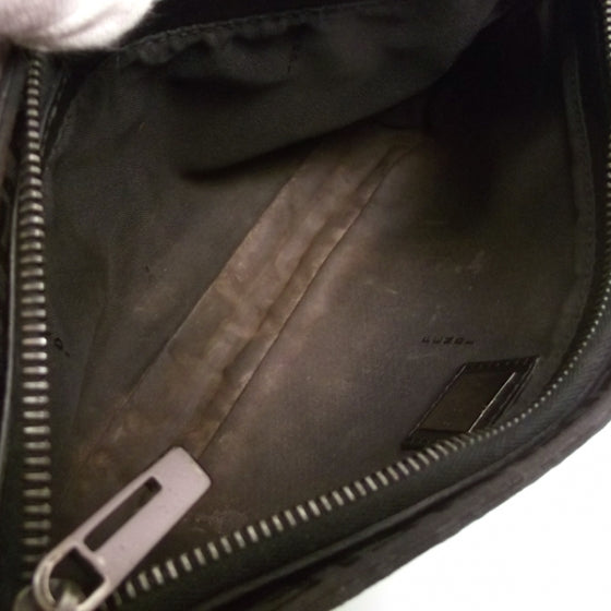 Fendi Zucchino Shoulder Bag Black 7 of 11