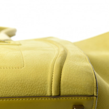 Celine Nubuck Medium Phantom Luggage Chartreuse 10 of 16