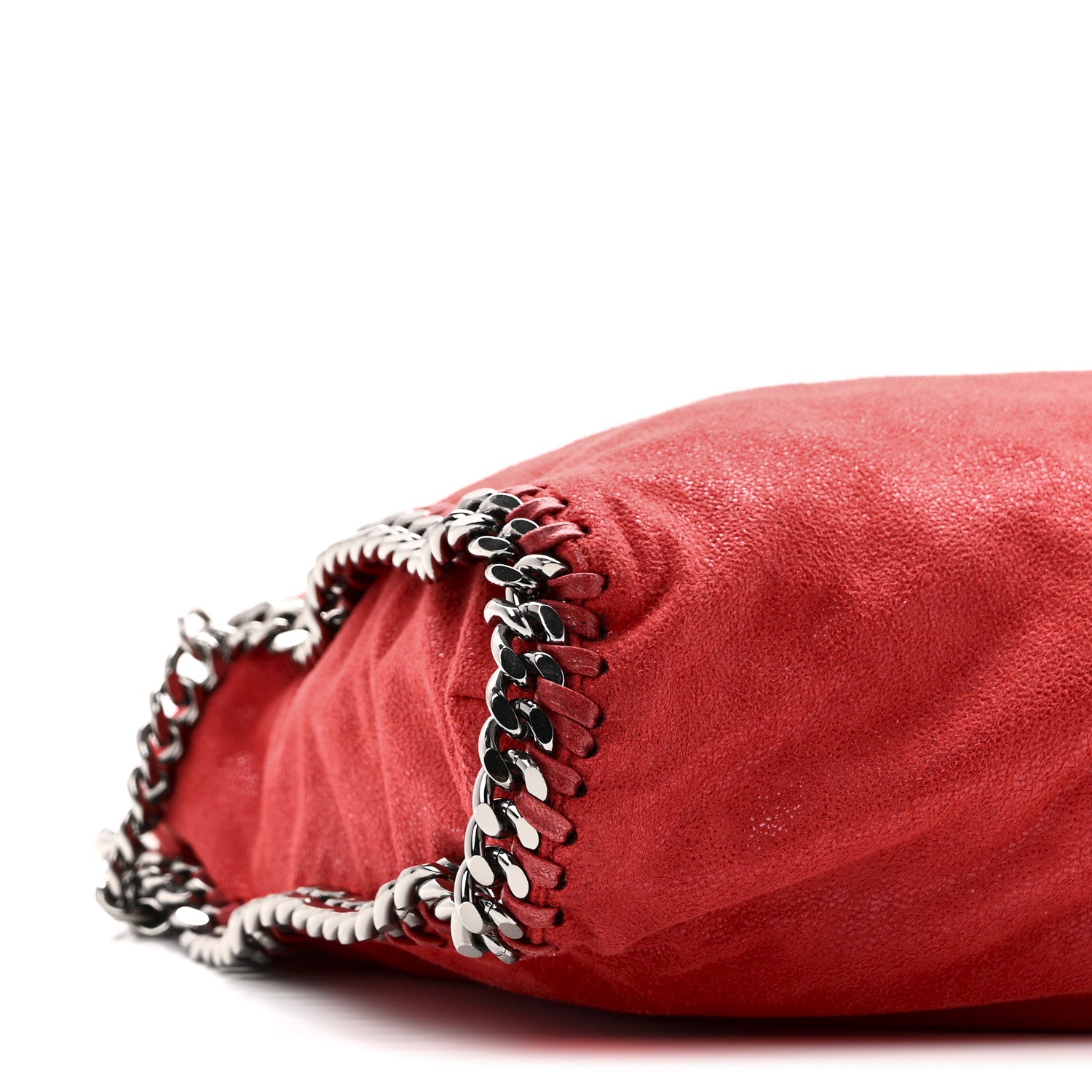 Stella McCartney Shaggy Deer Falabella Fold Over Tote Red 8 of 9
