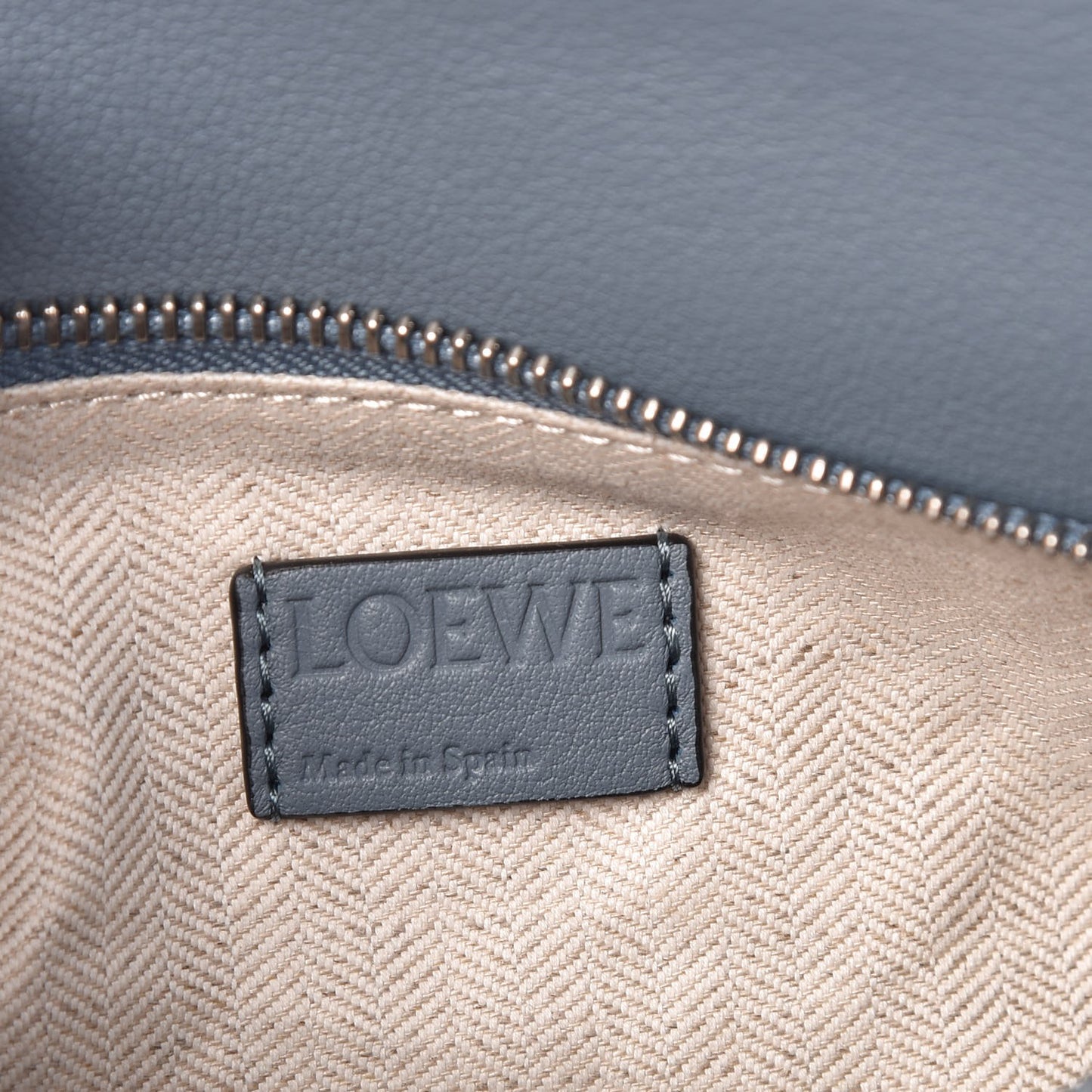 Calfskin Small Puzzle Shoulder Bag Light Blue