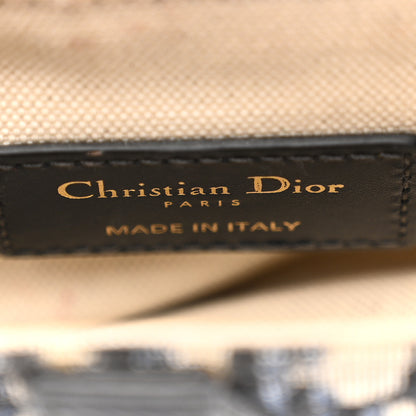 Christian Dior Oblique Mini Saddle Bag Blue 6 of 13