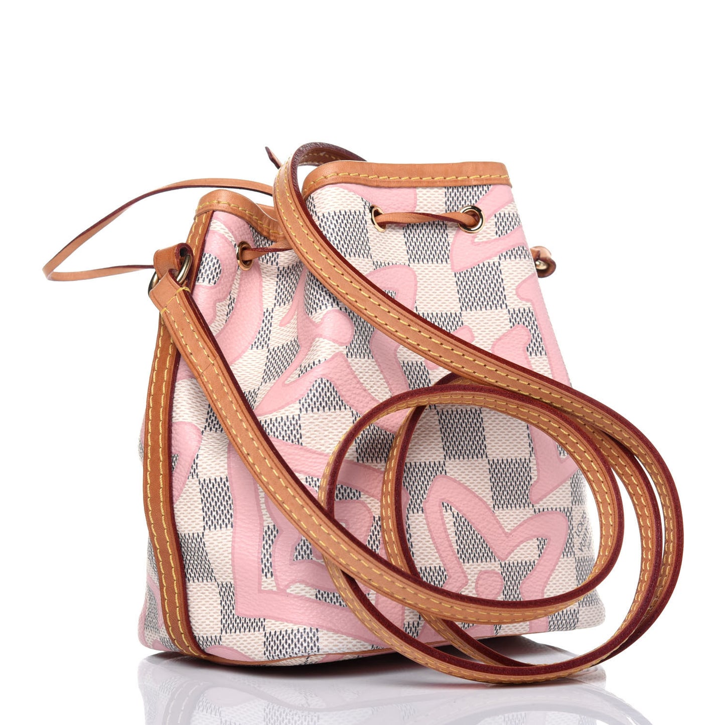 Damier Azur Tahitienne Nano Noe Rose Ballerine