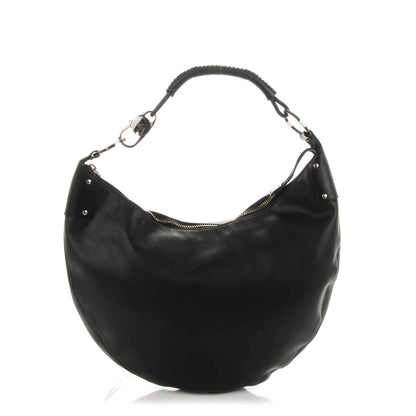 Gucci Calfskin Half Moon Hobo Black 1 of 8